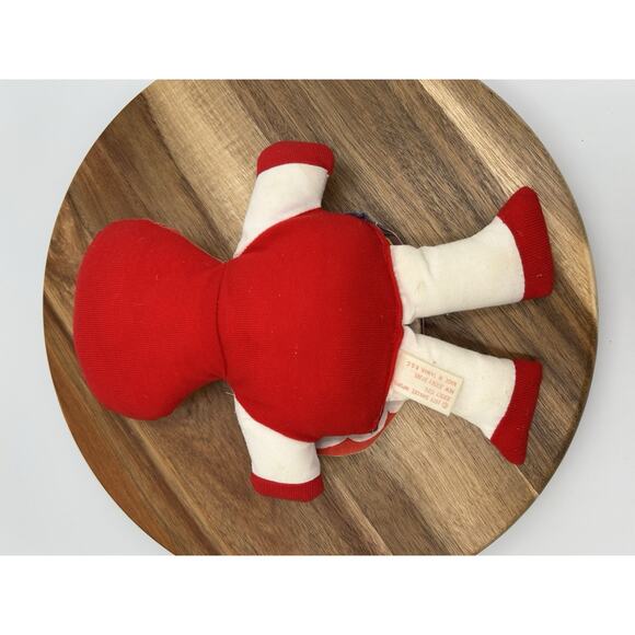 Vintage Handmade Cloth Doll Blue Gingham Dress Lace Trim 10” Sarah Montjoy - Picture 7 of 14